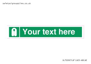 Custom sign safe condition Lifejacket